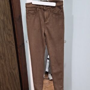Banana Republic Suede High Rise Skiny Pant